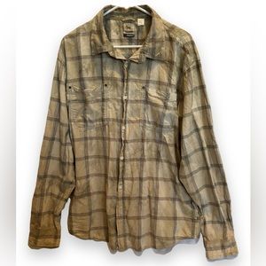 NWT TRIPLE 5 SOUL LONG SLEEVE BUTTON UP SHIRT SIZE (XXL)